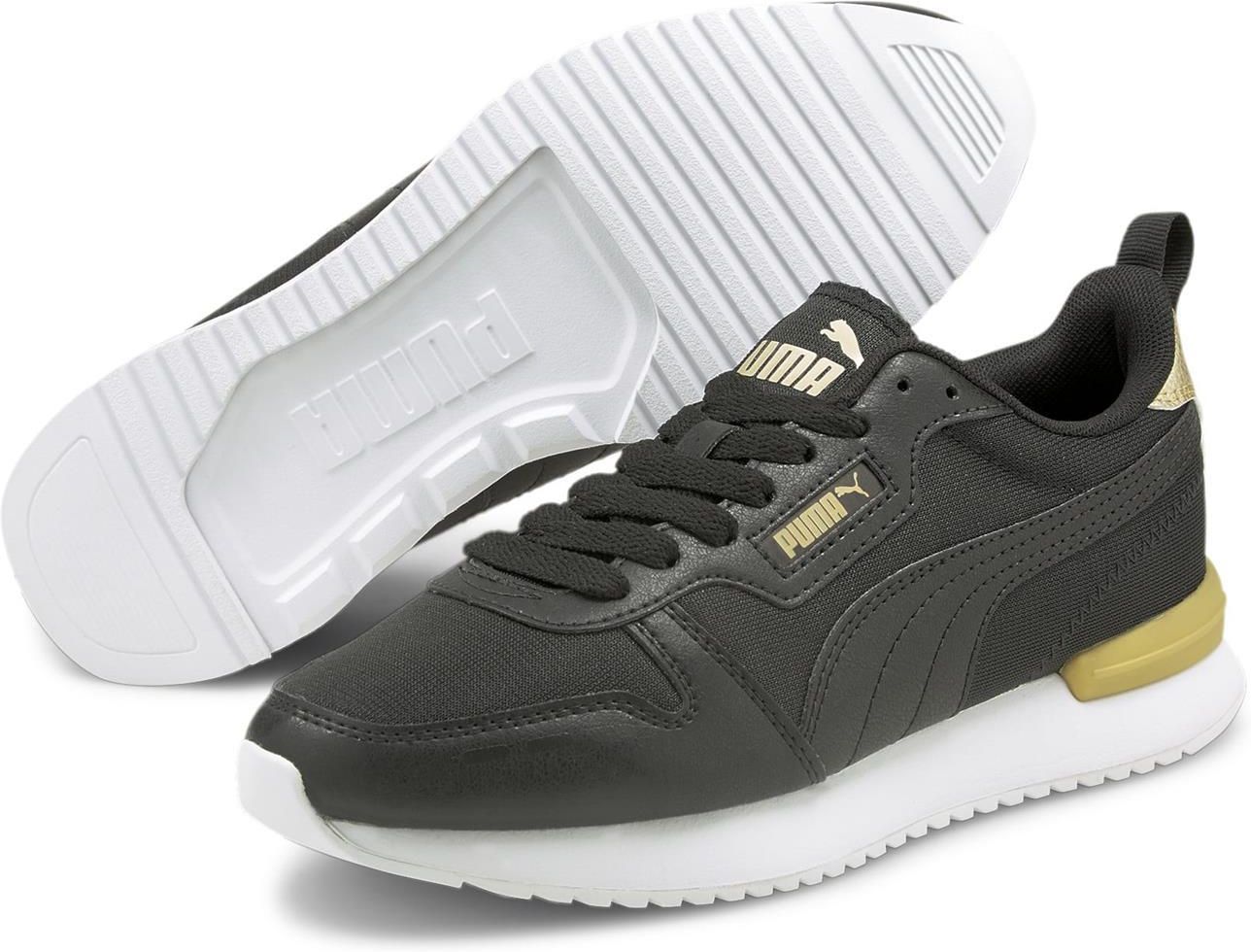Buty sportowe damskie Puma R78 METALLIC POP czarne 38107001