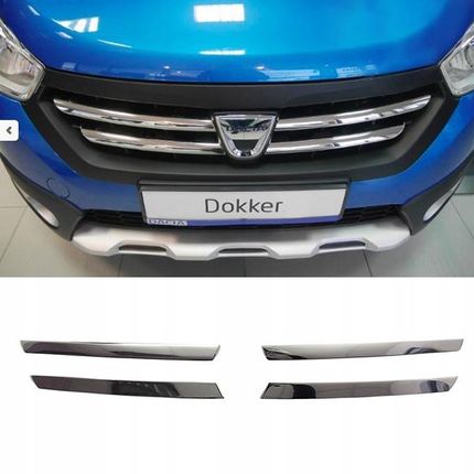 Martig Dacia Dokker Listwy Chrom Grill Atrapa Tuning