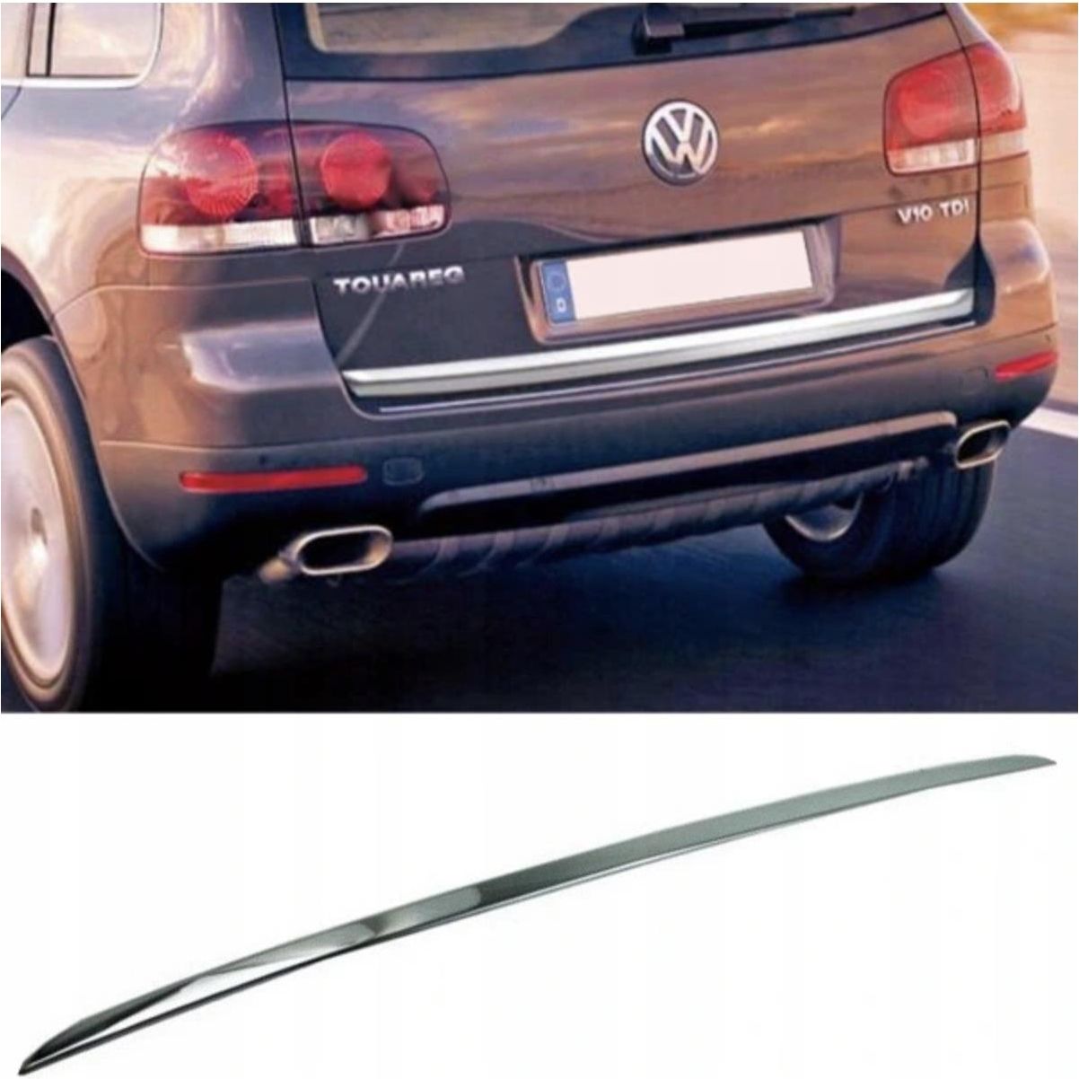 Listwa Na Zderzak Martig Vw Touareg Listwa Chrom Chromowana Klape 4Cm Opinie I Ceny Na Ceneo Pl