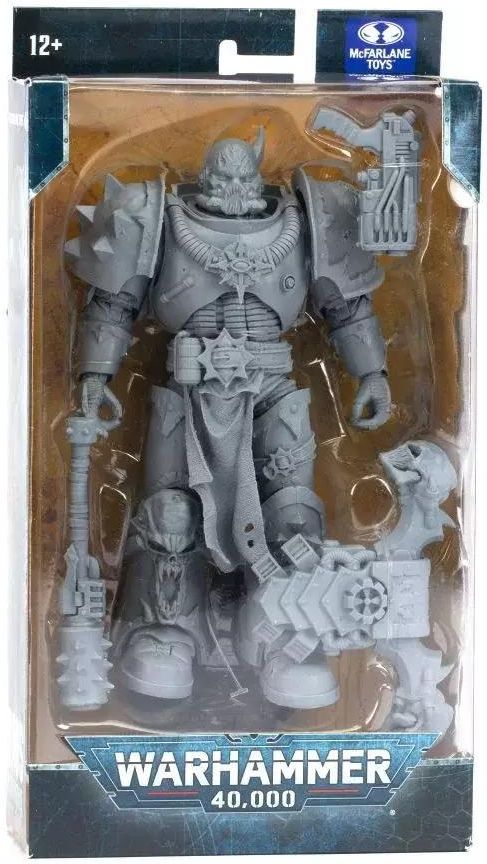  McFarlane - Warhammer 40,000 7 Figures Wave 5 - Chaos Space  Marine (Artist Proof) : Toys & Games