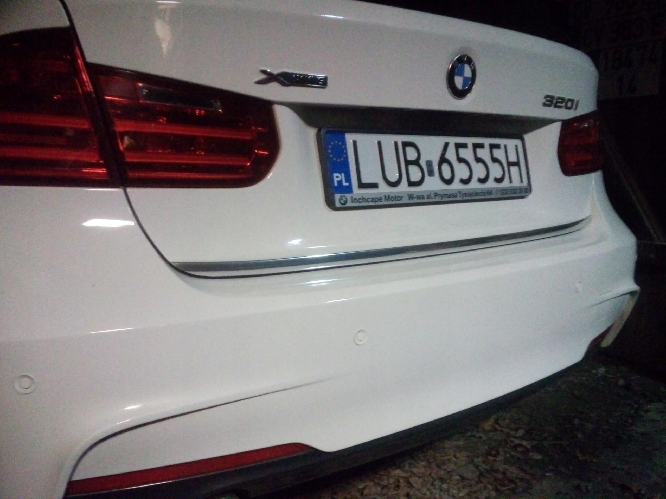 Listwa Na Zderzak Martig Bmw F F Listwa Chrom Chromowana Klapa