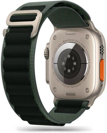 Braders Pasek Nylon Pro do Apple Watch 4 / 5 / 6 / 7 / 8 / SE / Ultra (42 / 44 / 45 / 49 mm) Black / Military Green