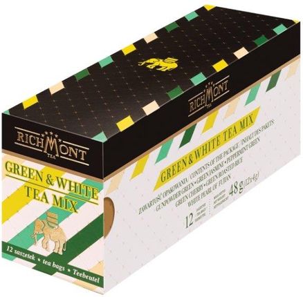 Richmont Mix Zielonych I Białych Herbat 12x4g