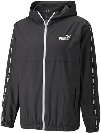 Kurtka męska Puma ESS+TAPE Windbreaker czarna 847477 01