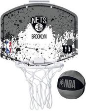 Zdjęcie Wilson Mini Kosz Nba Brooklyn Nets Biały Szary - Krosno