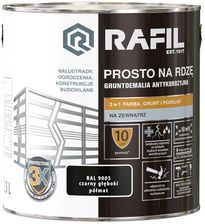 Zdjęcie Rafil Prosto na Rdzę RAL9005 Czarny Głęboki Półmat 2,5L - Kłecko