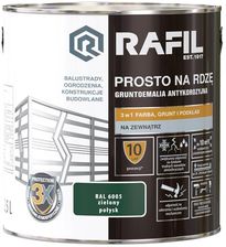 Zdjęcie Rafil Prosto na Rdzę RAL6005 Zielony Połysk 2,5L - Sułkowice