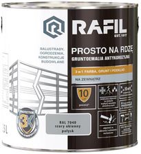 Zdjęcie Rafil Prosto na Rdzę RAL7040 Szary Okienny Połysk 2,5L - Nekla