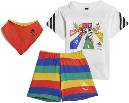 Dziecięca Koszulka i spodenki Adidas I DY MM G Set Hr9490 – Biały