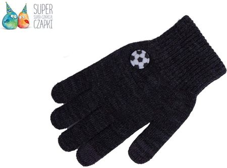 Rękawiczki pięciopalczaste piłka dotykowe czarne 16cm