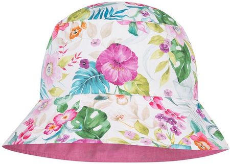 BROEL FABIEN kapelusz na lato bucket hat kwiaty różowy