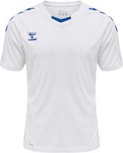 Hummel Z Krótkim Rękawem Męska Core Xk Poly Jersey S/S Biały Niebieski
