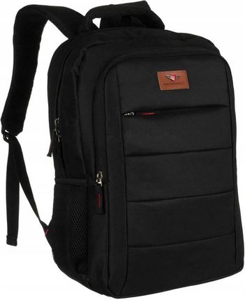 Plecak materiałowy na laptopa Peterson [DH] PTN GBP-12M czarny