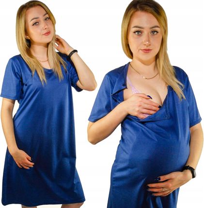 Koszula Nocna Ciążowa do Karmienia porodu Jakość L