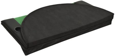 vidaXL Składany blat do pokera dla 10 osób zielony 208x106x3cm 80400 - zdjęcie 4