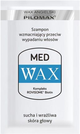 Pilomax Jolanta Bortkiewicz Wax Med Szampon Wzmacniający Przeciw Wypadaniu Włosów 20 ml