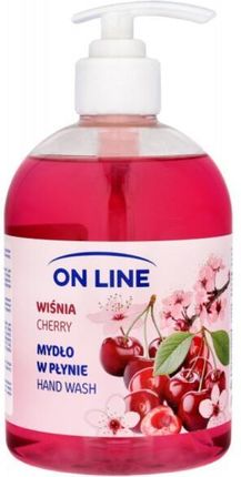 On Line Cherry Hand Wash Mydło W Płynie Do Rąk Wiśnia 490 ml