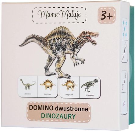 Mama Maluje Domino dwustronne Dinozaury
