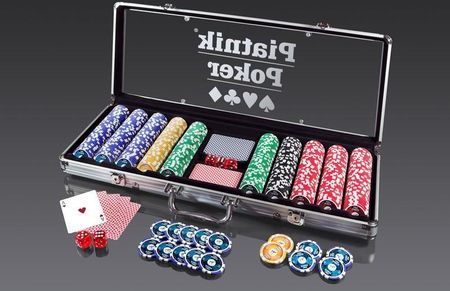 Piatnik Piatnik Poker Alu-Case - 500 żetonów 14g