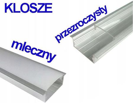 Avanti Profil Aluminiowy Taśm Led Z Kloszem 2M Wpuszczany (Led022Black) - zdjęcie 4