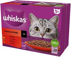 Zdjęcie Whiskas Adult Klasyczne Posiłki Mokra Pełnoporcjowa Dla Dorosłych Kotów W Sosie 12X85G - Elbląg