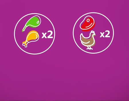 Whiskas Adult Saszetka Kolekcja Wiejskich Smaków Mokra Dla Dorosłego Kota W Sosie Kawałki Z Jagnięciną Kurczakiem I Mar 4X85G - zdjęcie 2