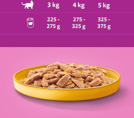 Whiskas Adult Puszka Mokra Pełnoporcjowa Dla Dorosłych Kotów Kurczak W Galaretce 400G - zdjęcie 2