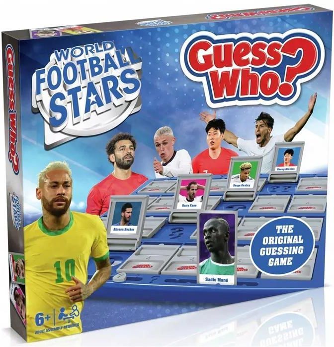 Winning Moves World Football Stars Guess Who Guessing Game (English