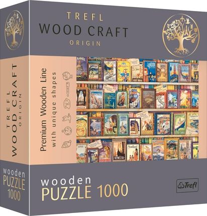 Trefl Puzzle drewniane 1000el. Przewodniki po świecie 20176