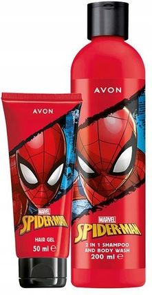 Avon Kids Marvel Spider-Man Zestaw Dla Chłopca 2W1 Szampon 250Ml Żel 50Ml