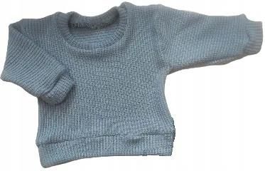 Bluza z dzianiny swetrowej niebieska 68