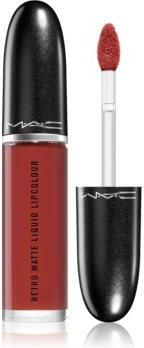 Mac Cosmetics Chili'S Crew Retro Matte Liquid Lipcolour Matowa Szminka Odcień Chili Addict 5ml