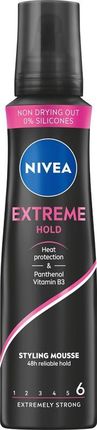 NIVEA Styling Pianka do włosów Extreme Hold - ekstremalnie mocna (poziom 6) 250 ml