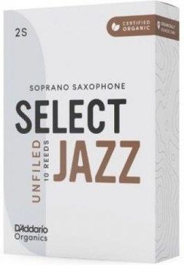 D'Addario Organic Select Jazz Unfiled Soprano Sax 2 hard stroik saksofonu sopranowego