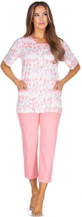 Piżama damska Regina 634 różowy  duże rozmiary