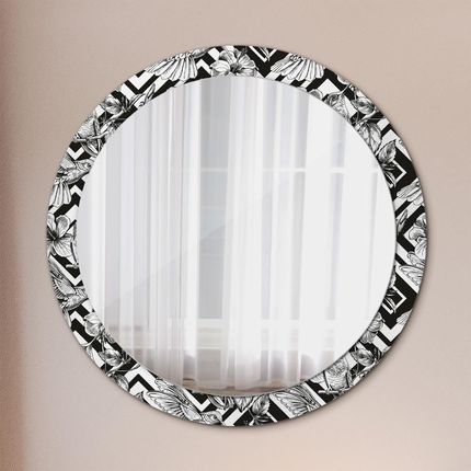 Tulup Lustro dekoracyjne okrągłe Kolibry 90cm (LSDOP00016)