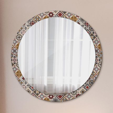 Tulup Lustro dekoracyjne okrągłe Turecki wzór 100cm (LSDOP00098)