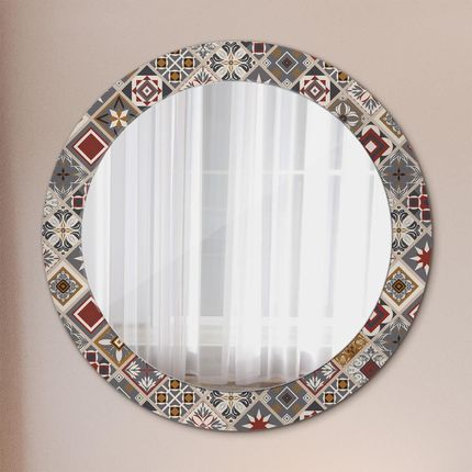 Tulup Lustro dekoracyjne okrągłe Turecki wzór 70cm (LSDOP00098)