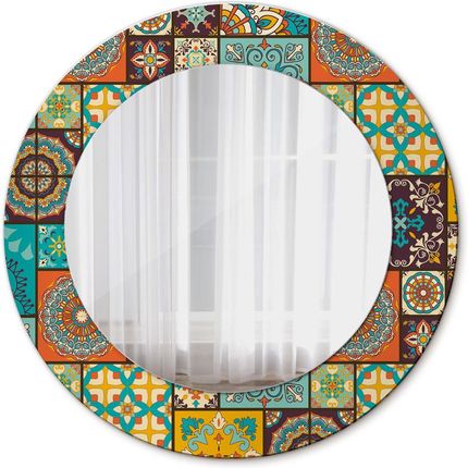 Tulup Lustro dekoracyjne okrągłe Wzór arabski 50cm (LSDOP00099)