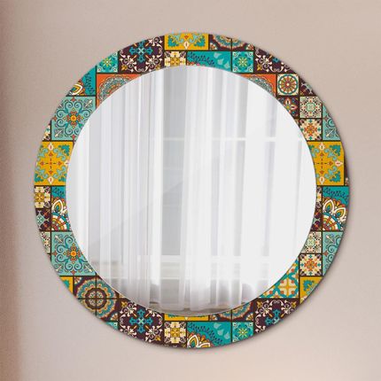 Tulup Lustro dekoracyjne okrągłe Wzór arabski 70cm (LSDOP00099)
