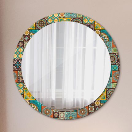 Tulup Lustro dekoracyjne okrągłe Wzór arabski 90cm (LSDOP00099)