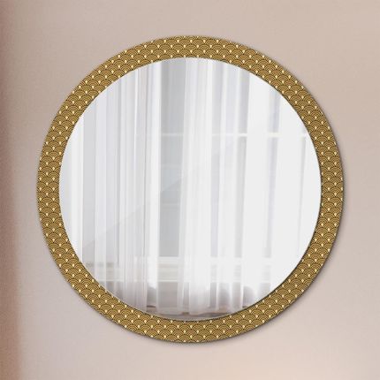 Tulup Lustro dekoracyjne okrągłe Deco vintage 100cm (LSDOP00025)