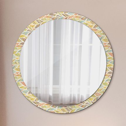 Tulup Lustro dekoracyjne okrągłe Abstrakcyjny 100cm (LSDOP00041)