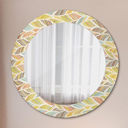 Tulup Lustro dekoracyjne okrągłe Abstrakcyjny 60cm (LSDOP00041)