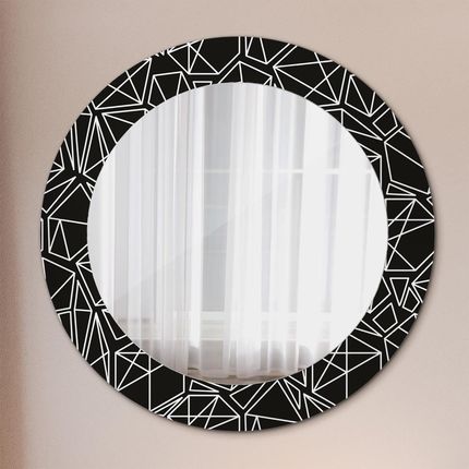 Tulup Lustro dekoracyjne okrągłe Geometryczny wzór 60cm (LSDOP00066)