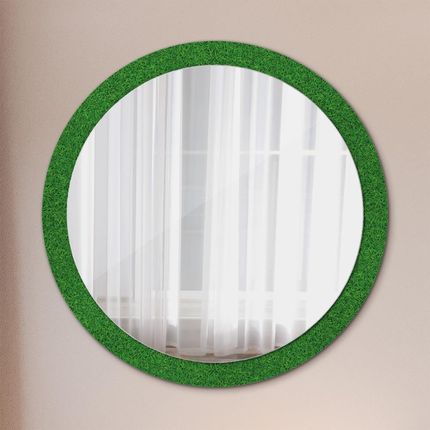 Tulup Lustro dekoracyjne okrągłe Zielona trawa 100cm (LSDOP00072)