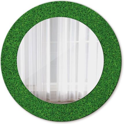 Tulup Lustro dekoracyjne okrągłe Zielona trawa 50cm (LSDOP00072)