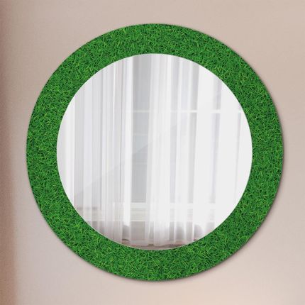 Tulup Lustro dekoracyjne okrągłe Zielona trawa 60cm (LSDOP00072)