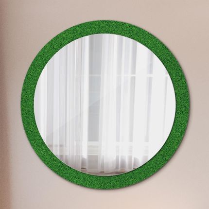 Tulup Lustro dekoracyjne okrągłe Zielona trawa 90cm (LSDOP00072)