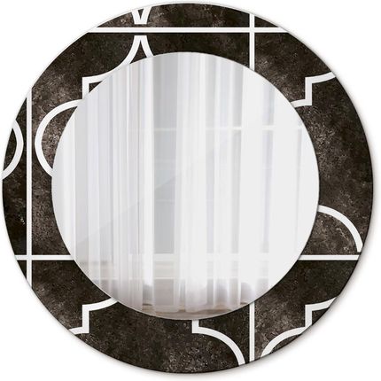 Tulup Lustro dekoracyjne okrągłe Antyczne płytki 50cm (LSDOP00074)